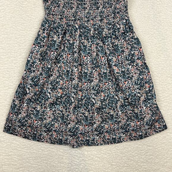 Michael Stars Sz SP Jude Puff Sleeve Smocked Mini Dress Pockets Cottagecore NEW - Picture 6 of 12